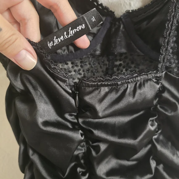 For Love And Lemons Black Mini Dress - Picture 4 of 12